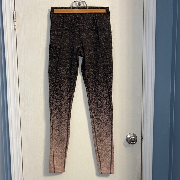 Champion Pants - Champion Black and Pink Speckled Leggings